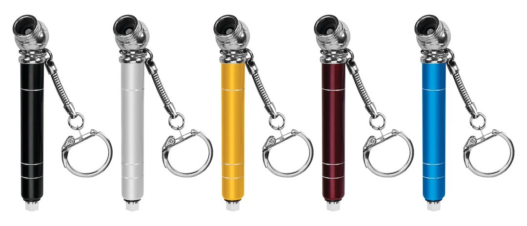 Performance Tool Tire Pressure Gauge, Pencil Type, 10-50 Pounds Per Square Inch (PSI), With Keychain – W3238