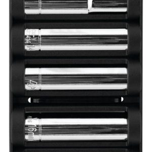 Performance Tool Socket Set, 1/2 Inch Drive, Metric, Deep/ 6 Point, Chrome Vanadium Steel – W32400