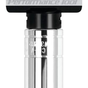 Performance Tool Socket, 1/2 Inch Drive, 12 Millimeter, Metric, Deep Socket, 6 Point, Polished Nickel Chrome Plated, Vanadium Alloy Steel – W32412
