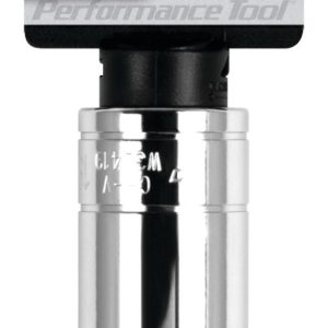 Performance Tool Socket, 1/2 Inch Drive, 19 Millimeter, Metric, Deep Socket, 6 Point, Polished Nickel Chrome Plated, Vanadium Alloy Steel – W32419