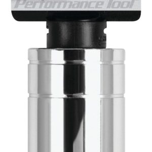 Performance Tool Socket, 1/2 Inch Drive, 23 Millimeter, Metric, Deep Socket, 6 Point, Polished Nickel Chrome Plated, Vanadium Alloy Steel – W32423