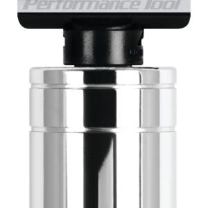 Performance Tool Socket, 1/2 Inch Drive, 27 Millimeter, Metric, Deep Socket, 6 Point, Polished Nickel Chrome Plated, Vanadium Alloy Steel – W32427