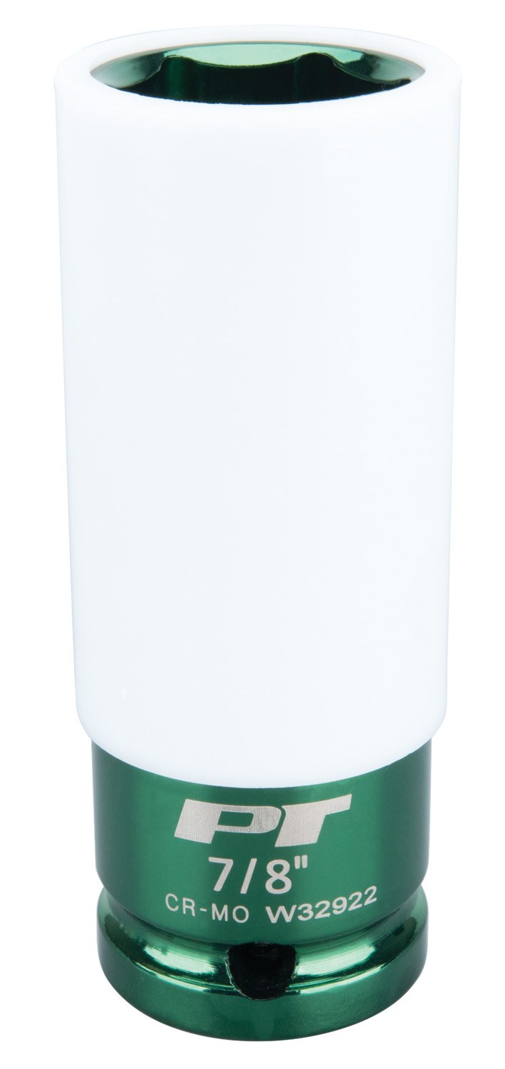 Performance Tool Socket, 1/2 Inch Drive, 7/8 Inch, Thin Wall Impact Socket, Chrome Molybdenum Steel, Single – W32922
