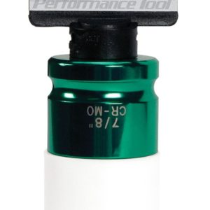 Performance Tool Socket, 1/2 Inch Drive, 7/8 Inch, Thin Wall Impact Socket, Chrome Molybdenum Steel, Single – W32922