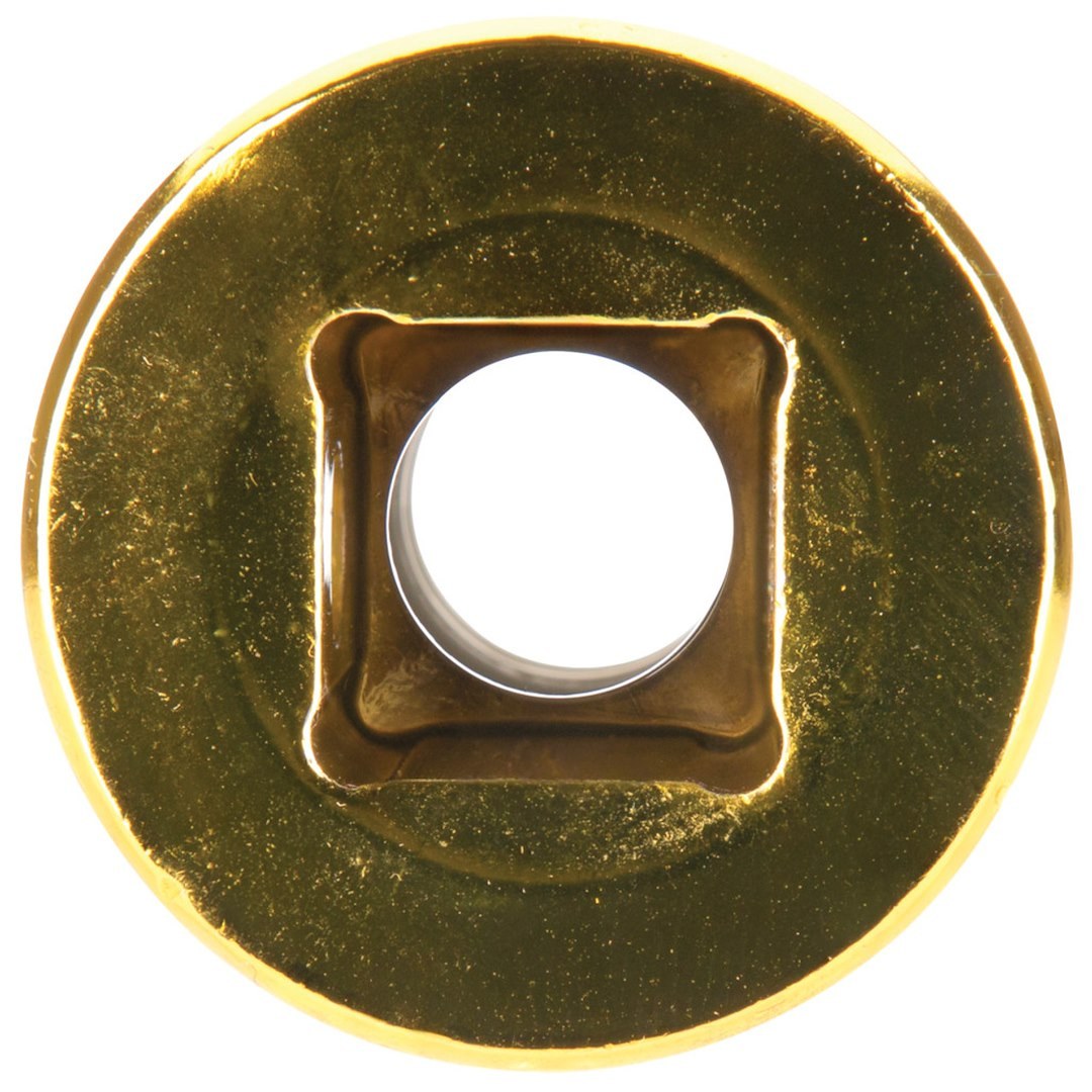 Performance Tool Socket, 1/2 Inch Drive, 19 Millimeter, Thin Wall Impact Socket, Chrome Molybdenum Steel, Single – W32924