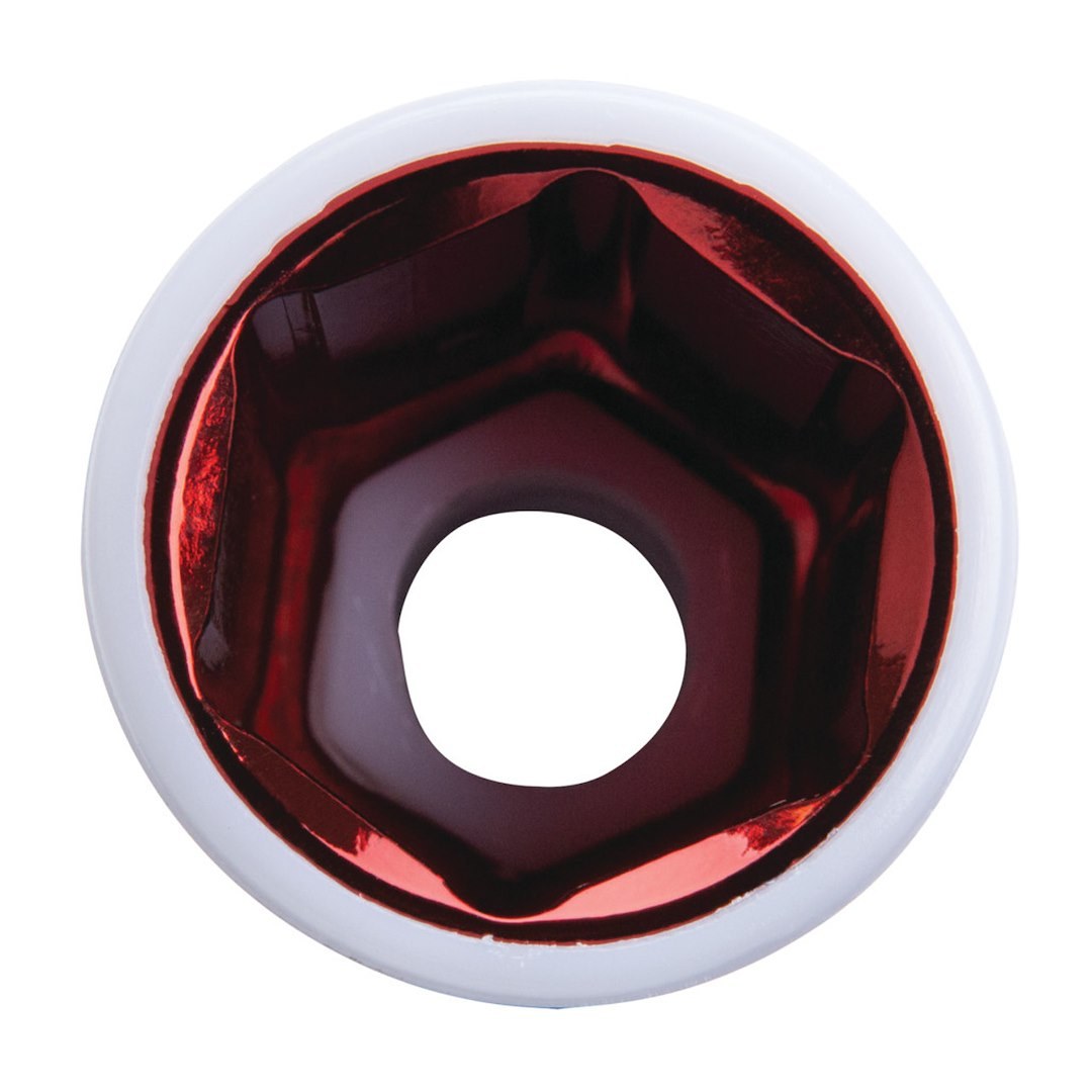 Performance Tool Socket, 1/2 Inch Drive, 21 Millimeter, Thin Wall Impact Socket, Chrome Molybdenum Steel, Single – W32925