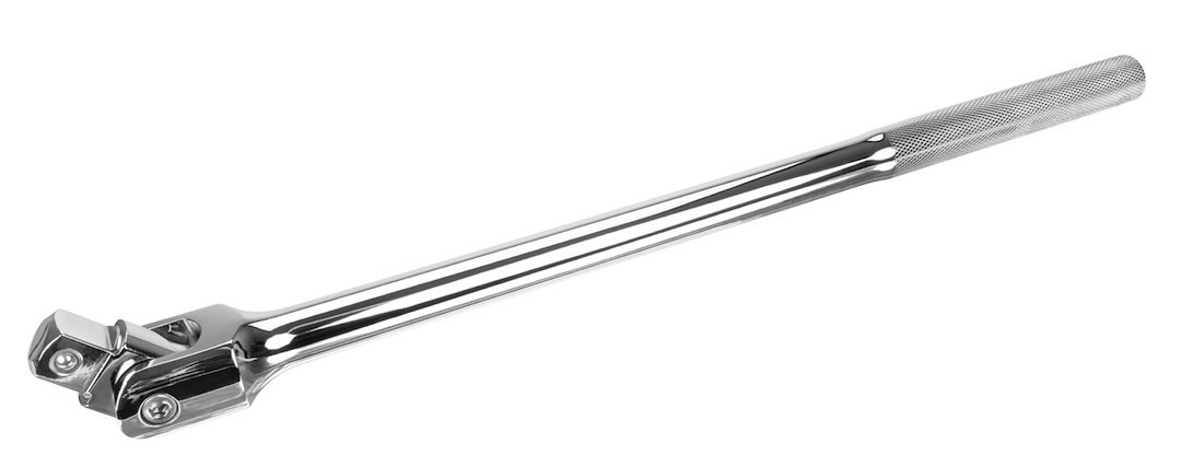 Performance Tool Breaker Bar, Non-Ratcheting Head, 3/4 Inch Drive, 19 Inch Length, With Swivel Head, Chrome Plated – W34120