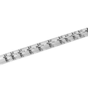 Performance Tool Socket Storage Rail, 1/4 Inch Drive, 18 Inch Length, Wall Mounting, Chrome Plated, Single – W36000