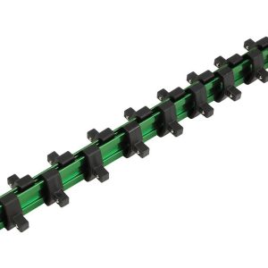 Performance Tool Socket Storage Rail, 1/4 Inch Drive, 12-1/4 Inch Length, Green, Double Sided Aluminum, Single – W36001