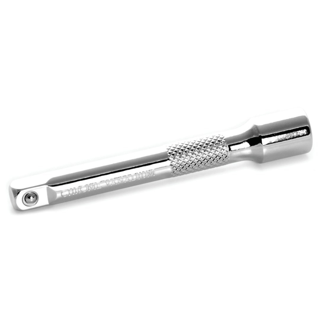 Performance Tool Socket Extension, 1/4 Inch Drive, 3 Inch Length, Polished Nickel Chrome Plated, Chrome Vanadium Alloy Steel, Single – W36143