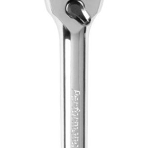 Performance Tool Ratchet, 3/8 Inch Drive X 7-5/8 Inch Length, Quick Release Teardrop Head, 72 Teeth, Polished Nickel Chrome Plated – W38101