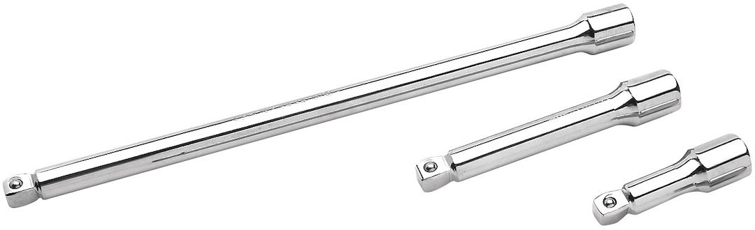 Performance Tool Socket Extension, 3/8 Inch Drive, 1-3/4 Inch/ 3 Inch/ 8 Inch Length, Polished Nickel Chrome Plated – W38157