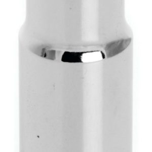 Performance Tool Socket, 3/8 Inch Drive, Standard, Deep Socket, 6 Point, Polished Nickel Chrome Plated, Vanadium Alloy Steel, Single – W38312