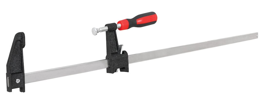 Performance Tool Bar Clamp, 24 Inch, 2-1/2 Inch Throat Depth, Cast Head with Powder Coated, Rubber Comfort Grip Handle, F-Style – W3954