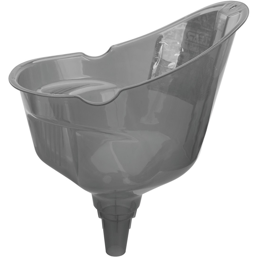 Performance Tool Funnel, Clear View™, Round, Easy Fill, 1 Gallon Capacity, Transparent, Polypropylene – W4051
