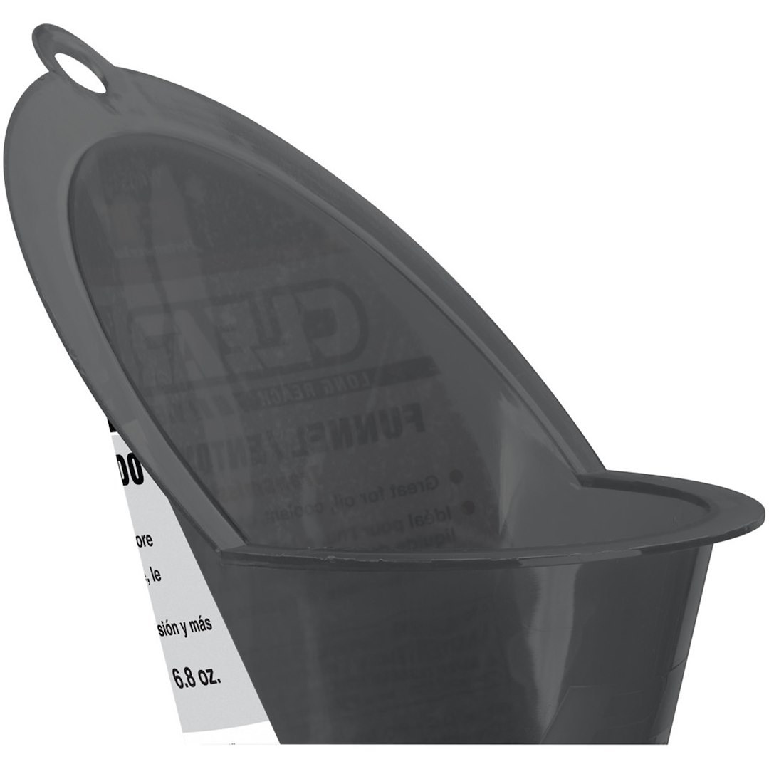 Performance Tool Funnel, Clear View™, Round, Long Reach, 0.4 Pint Capacity, Transparent, Polypropylene – W4054