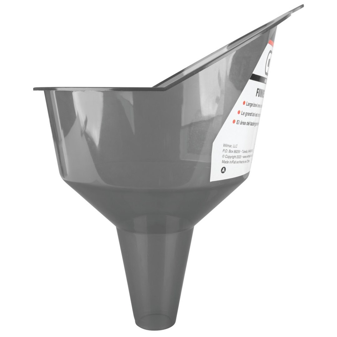 Performance Tool Funnel, Clear View™, Round, Easy Fill, 1.7 Pint Capacity, Transparent, Polypropylene – W4057