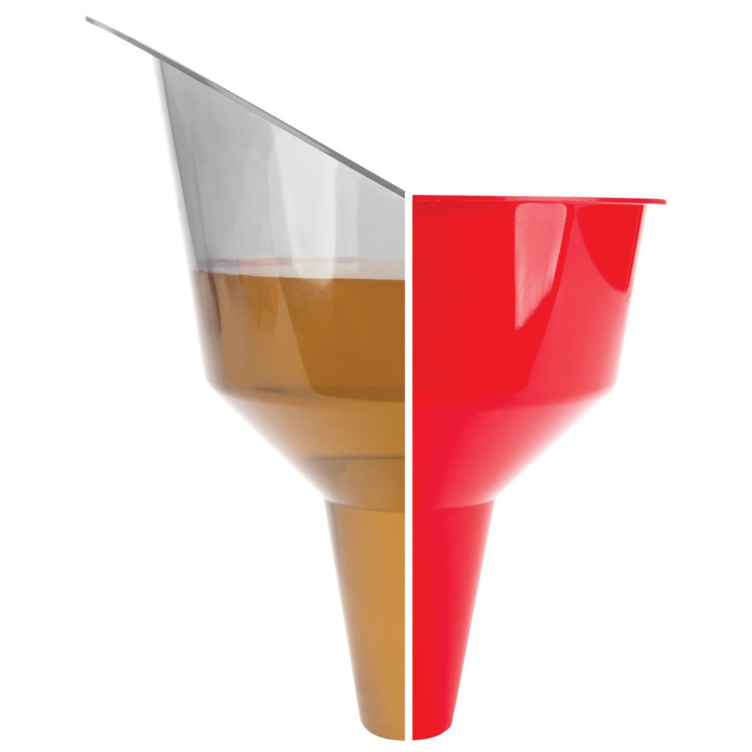 Performance Tool Funnel, Clear View™, Round, Easy Fill, 1.7 Pint Capacity, Transparent, Polypropylene – W4057