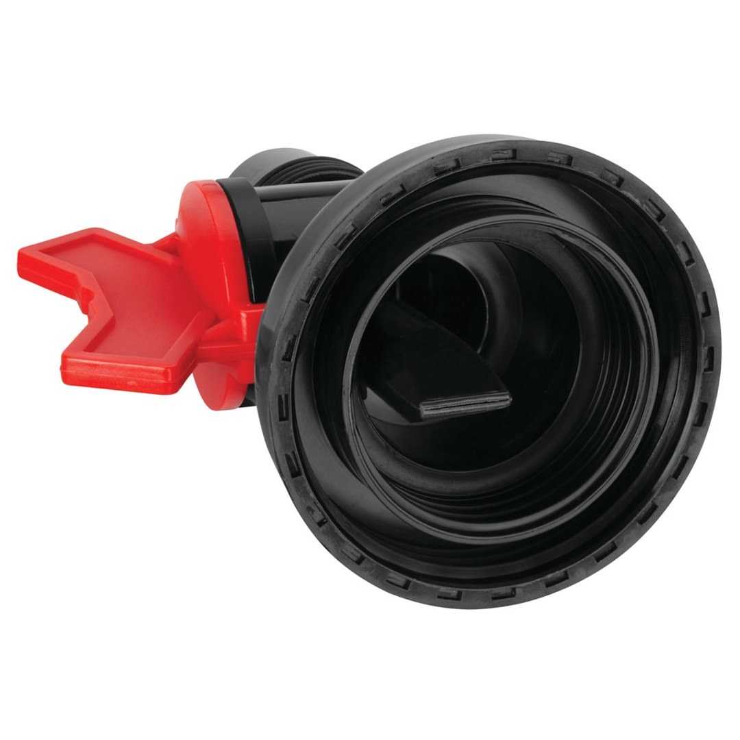 Performance Tool Funnel, Clear View™, Round, Flexible Spout, Transparent, Polypropylene, With Rotary On-Off Switch – W4060