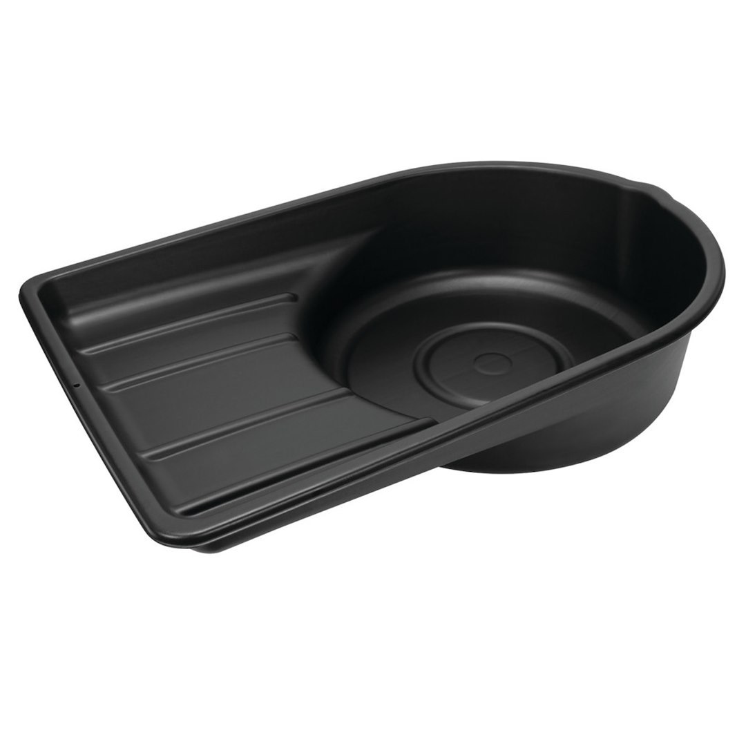 Performance Tool Drain Pan, 7-1/2 Gallon, 33 Inch X 22 Inch X 8 Inch, Black, High Density Polyethylene, Without Handle – W4072