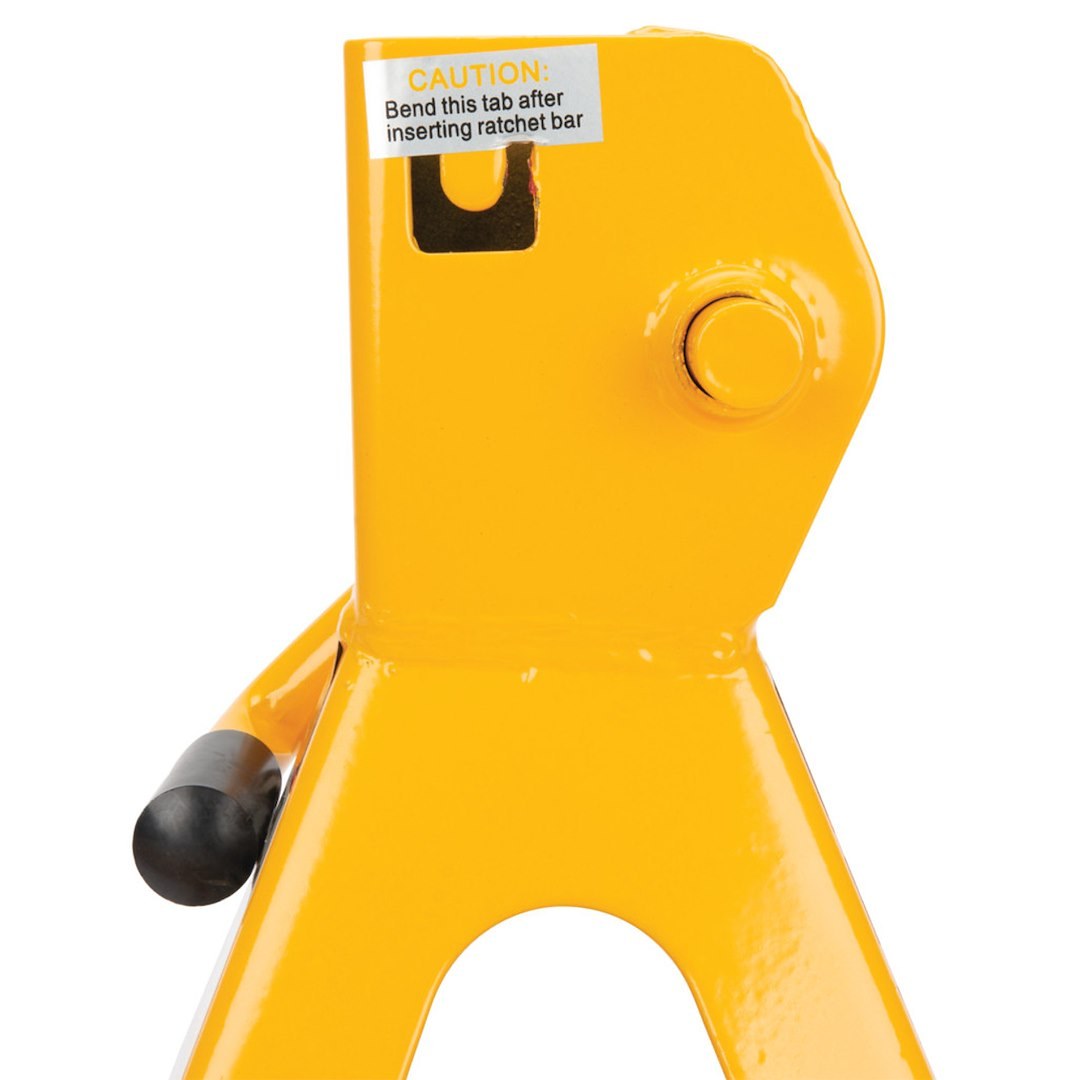 Performance Tool Jack Stand, 2 Ton Capacity, Ratchet Style, 6-11/16 Inch X 6-15/16 Inch Base, 10-3/4 Inch Minimum Height – W41021