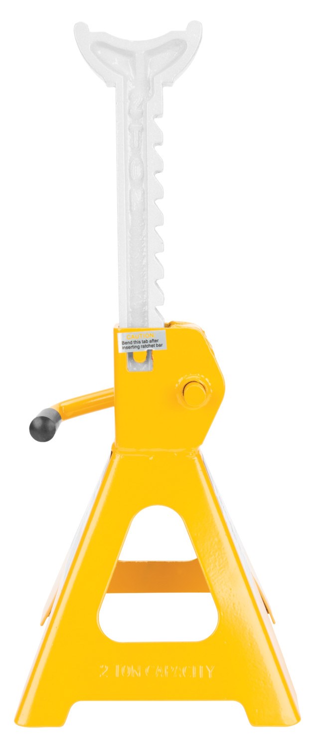 Performance Tool Jack Stand, 2 Ton Capacity, Ratchet Style, 6-11/16 Inch X 6-15/16 Inch Base, 10-3/4 Inch Minimum Height – W41021