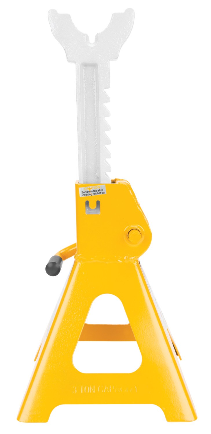 Performance Tool Jack Stand, 3 Ton Capacity, Ratchet Style, 6-7/8 Inch X 7-5/8 Inch Base, 11-1/4 Inch Minimum Height – W41022