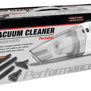 Performance Tool Vacuum Cleaner, 5 to 7 Ampere, 12 Volt DC, 80 to 100 Watts, 11-1/2 Inch Extension Hose, 4 Meter Cord – W50012