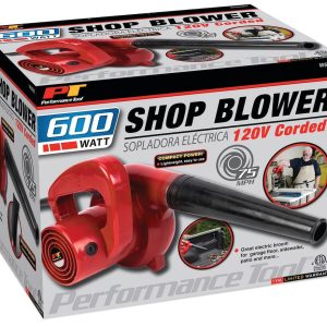 Performance Tool Shop Blower, 120 Volts AC, 5 Amp, 600 Watts, 16000 RPM Maximum Speed, 75 Cfm Output, 98 Decibels Sound Rating – W50063