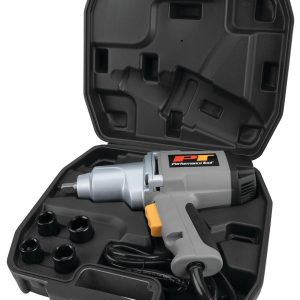 Performance Tool Impact Driver, Used for Loosening and Tightening Fasteners, 1/2 Inch Drive, Black Handle – W50080
