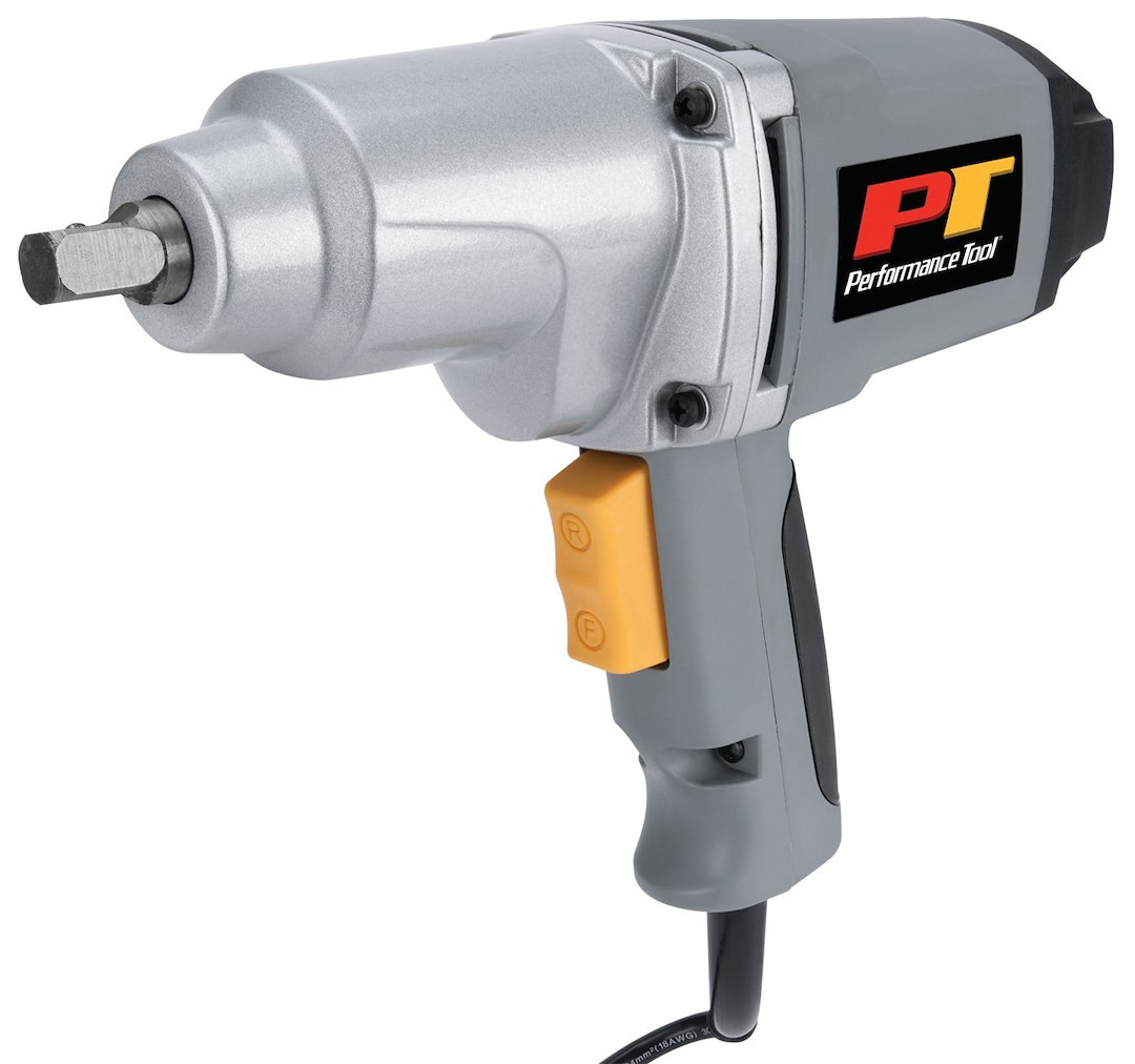 Performance Tool Impact Driver, Used for Loosening and Tightening Fasteners, 1/2 Inch Drive, Black Handle – W50080