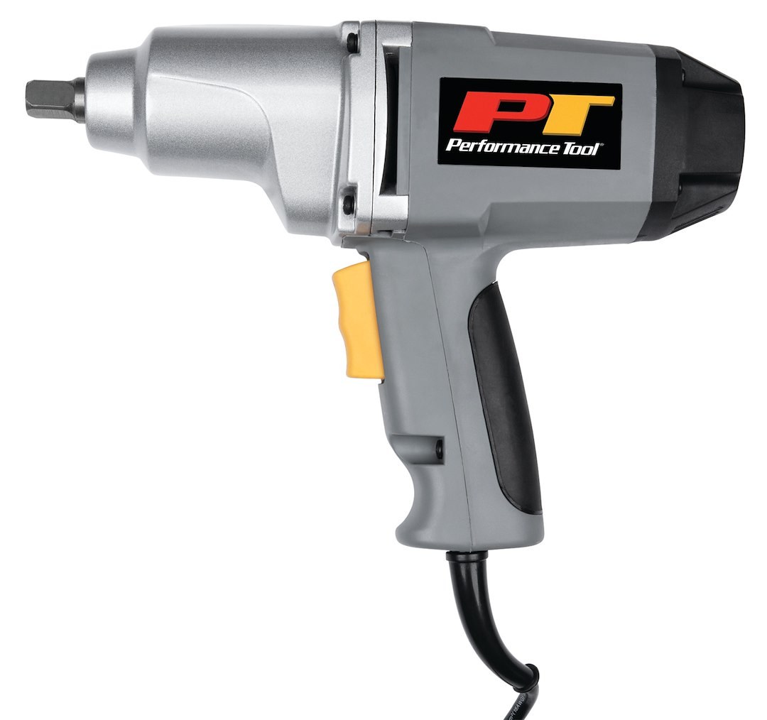 Performance Tool Impact Driver, Used for Loosening and Tightening Fasteners, 1/2 Inch Drive, Black Handle – W50080