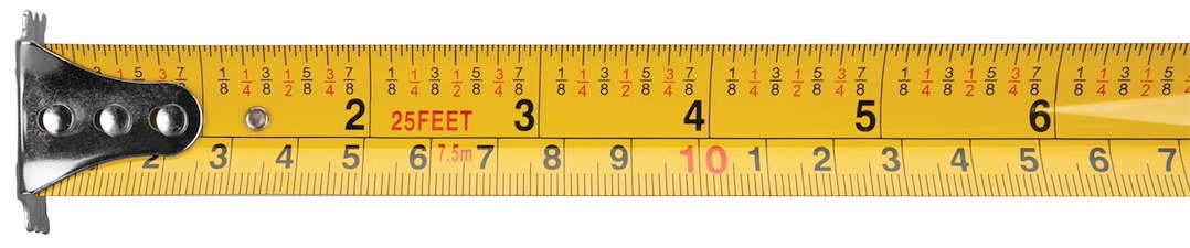 Performance Tool Tape Measure, Fast Measure ®, Nylon Coated Steel, 25 Foot Length X 1 Inch Width – W5024