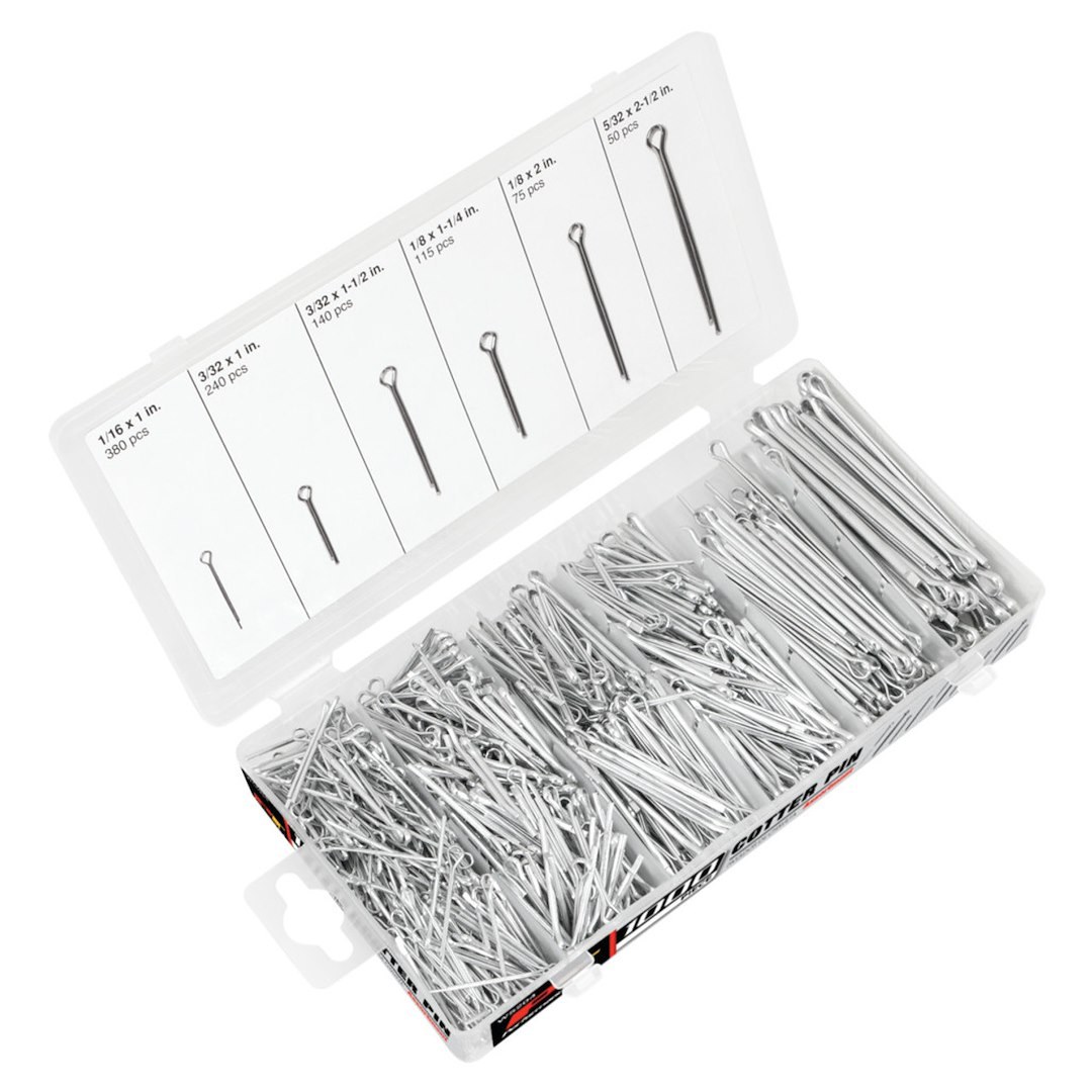 Performance Tool Cotter Pin Assortment, Steel – W5204