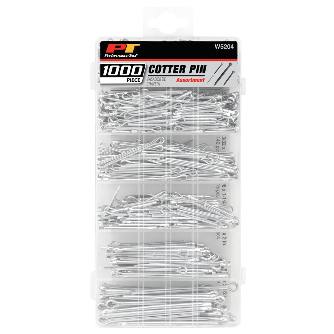 Performance Tool Cotter Pin Assortment, Steel – W5204
