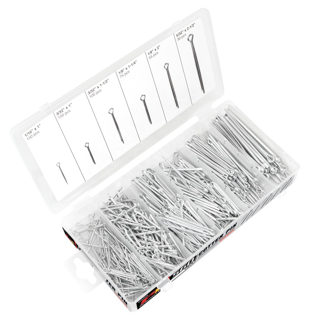 Performance Tool Cotter Pin Assortment, Steel – W5205