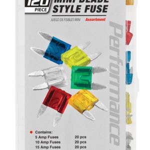 Performance Tool Fuse Assortment, Mini Blade Fuse – W5369