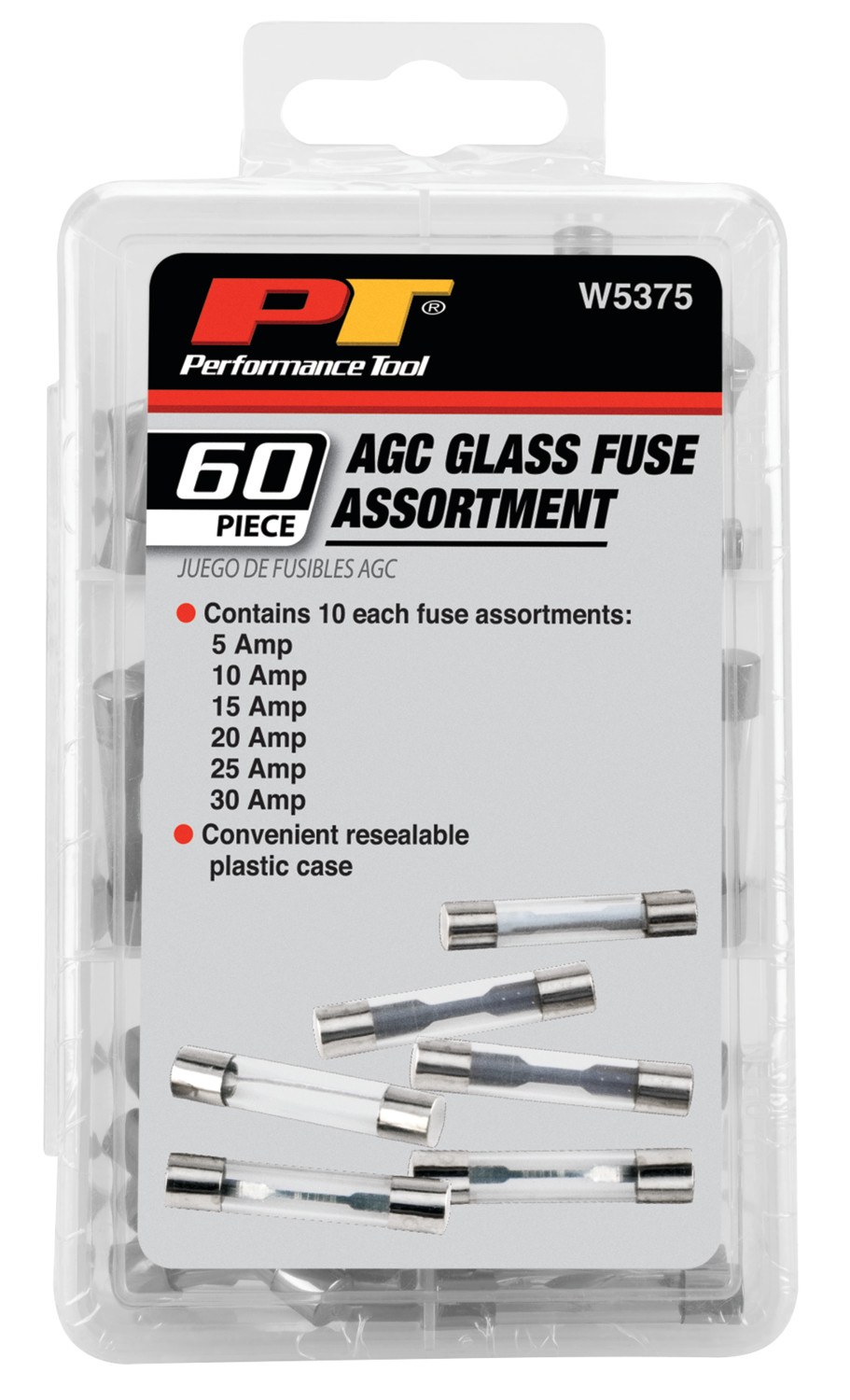 Performance Tool Fuse Assortment, Agc Glass Fuse – W5375
