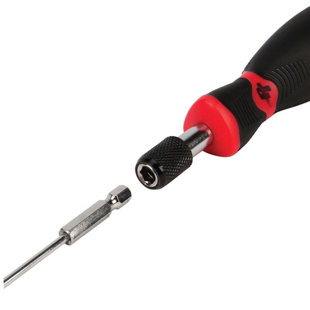 Performance Tool Metal File, Micro File Set, 1/4 Inch Hex Shank, Non-Slip Molded Handle, Set of 12 – W5391