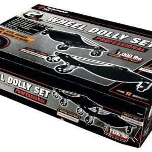 Performance Tool Wheel Dolly, Use to Move Vehicles IN Any Direction, 1000 Pound Capacity Per Dolly – W54013