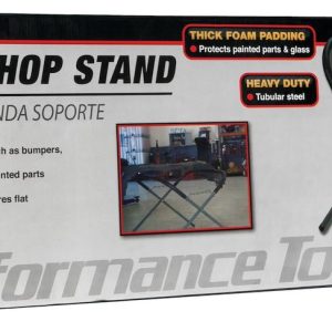 Performance Tool Work Stand, Use to Hold Large Parts Such as Bumpers/ Hoods/ Doors/ Fenders/ Glass, Adjustable, 500 Pound Capacity – W54024