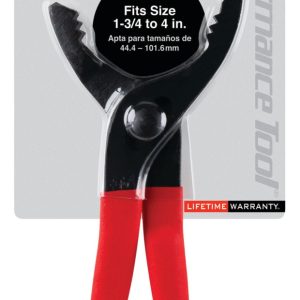 Performance Tool Pliers, Oil Filter, Small, Fits 1-3/4 to 4 Inch Diameter Filter – W54057