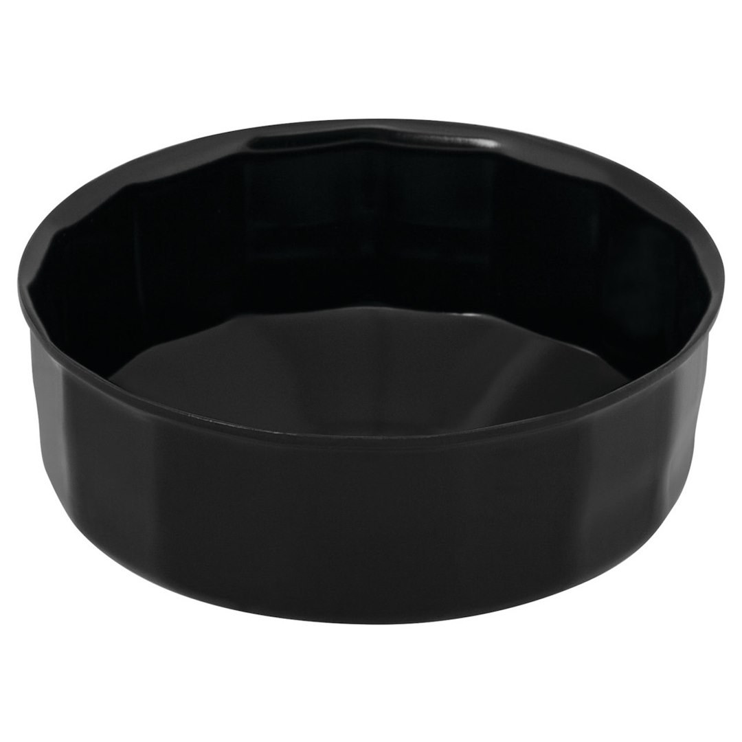 Performance Tool Oil Filter Wrench, Fits Multiple Brands of Oil Filters, Cap Type, 74/76 Millimeter Size, 3/8 Inch Drive, Black, Steel – W54105
