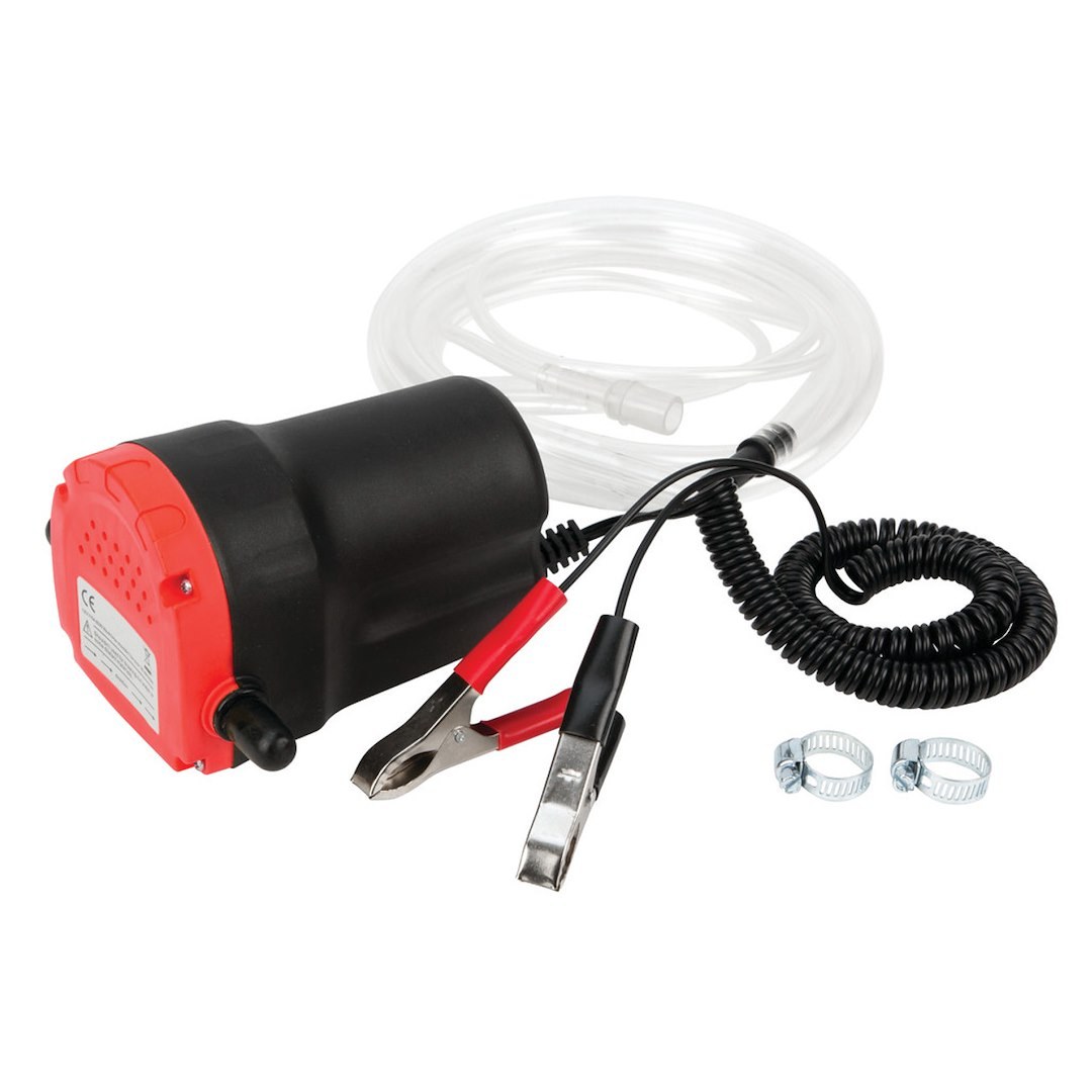 Performance Tool Oil Changing Pump, 12 Volt Self Priming DC Pump, 5 Amp, 3 Quart Per Minute Transfer Rate – W54170