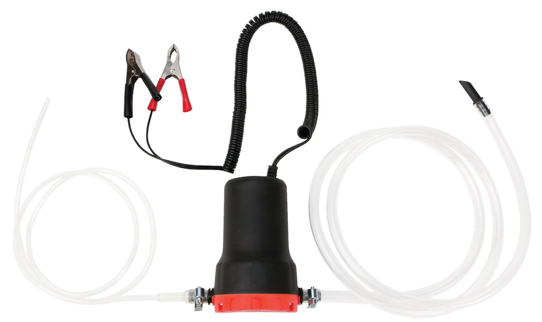 Performance Tool Oil Changing Pump, 12 Volt Self Priming DC Pump, 5 Amp, 3 Quart Per Minute Transfer Rate – W54170