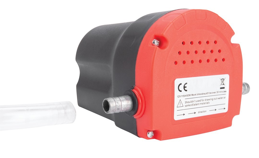 Performance Tool Oil Changing Pump, 12 Volt Self Priming DC Pump, 5 Amp, 3 Quart Per Minute Transfer Rate – W54170