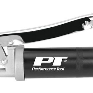 Performance Tool Grease Gun, Use with 14 Ounce Grease Cartridge, Chrome Plated Lever Action Arm, 10000 PSI Working Pressure – W54201