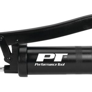 Performance Tool Grease Gun, Use with 14 Ounce Grease Cartridge, Chrome Plated Lever Action Arm, 6000 PSI Working Pressure – W54203