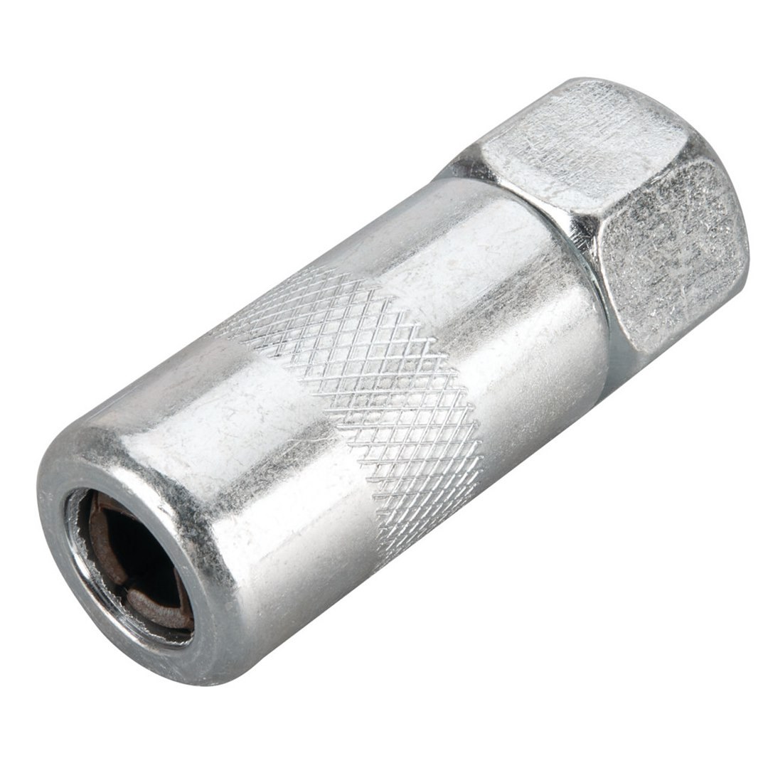 Performance Tool Grease Gun Coupler, Use with Most Hand Operated Grease Guns, 3000 PSI Maximum Working Pressure/ 6000 PSI Burst Pressure – W54212