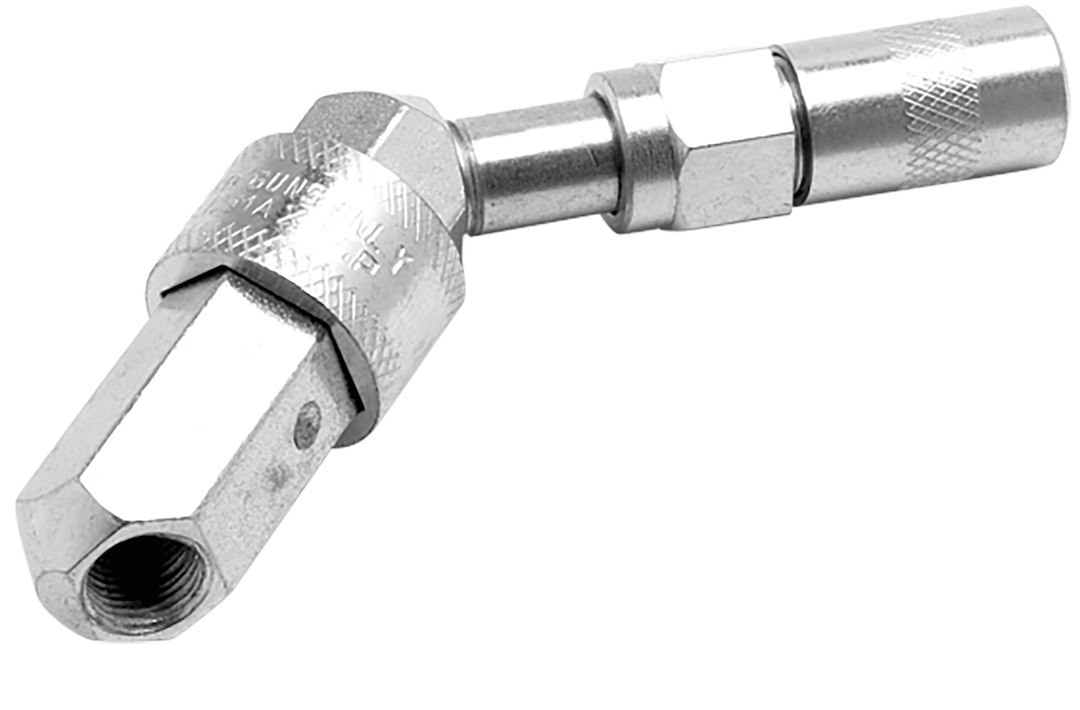 Performance Tool Grease Gun Coupler, Use with Most Hand Operated Grease Guns, 4500 PSI Maximum Working Pressure, 360 Degree Swivel – W54226